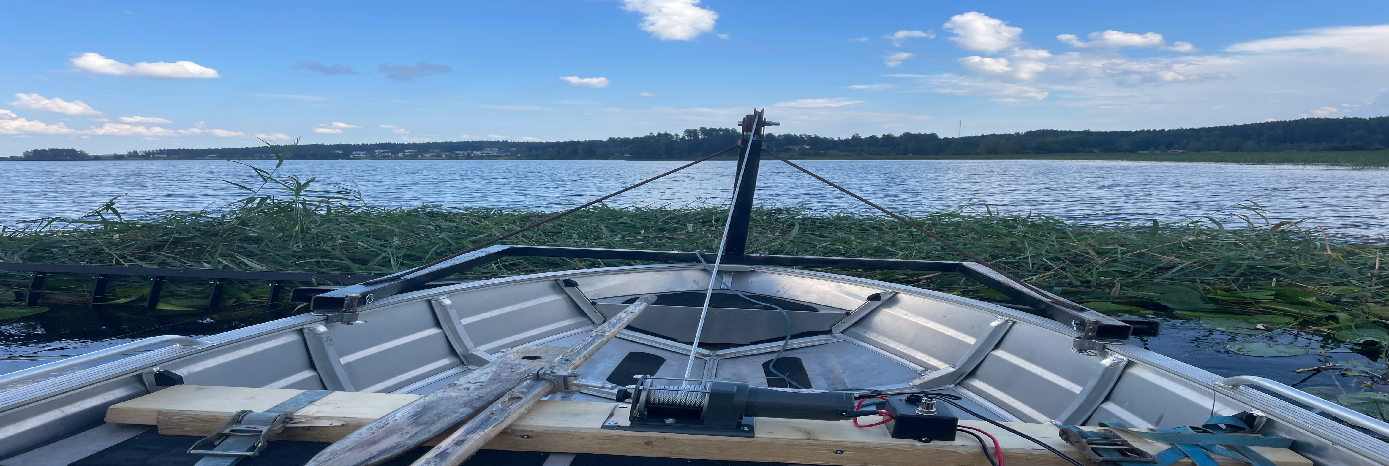 Näkymä veneestä Kytäjärvelle